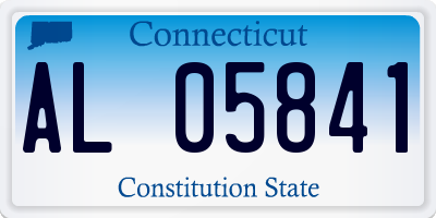 CT license plate AL05841