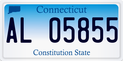 CT license plate AL05855