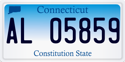 CT license plate AL05859