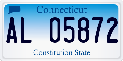 CT license plate AL05872