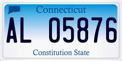 CT license plate AL05876
