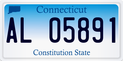 CT license plate AL05891