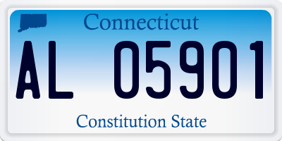 CT license plate AL05901