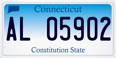 CT license plate AL05902