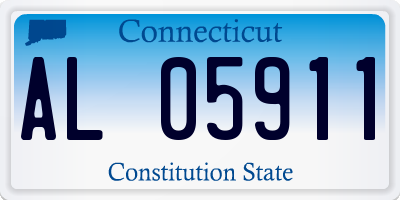 CT license plate AL05911