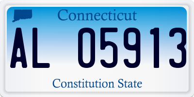 CT license plate AL05913