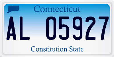 CT license plate AL05927