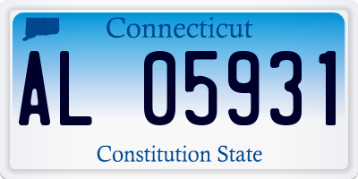 CT license plate AL05931