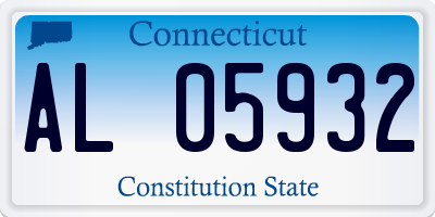 CT license plate AL05932