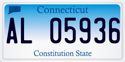 CT license plate AL05936