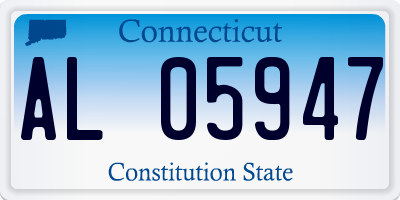 CT license plate AL05947