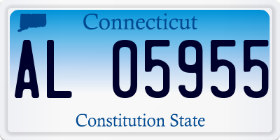 CT license plate AL05955