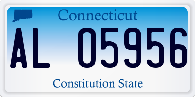 CT license plate AL05956