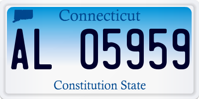 CT license plate AL05959