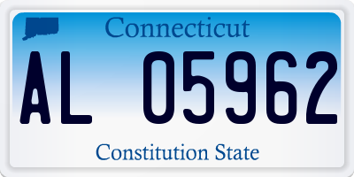 CT license plate AL05962