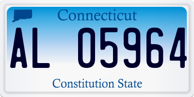 CT license plate AL05964
