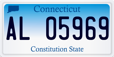 CT license plate AL05969