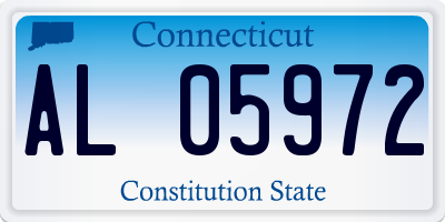 CT license plate AL05972