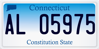 CT license plate AL05975