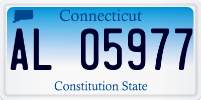 CT license plate AL05977