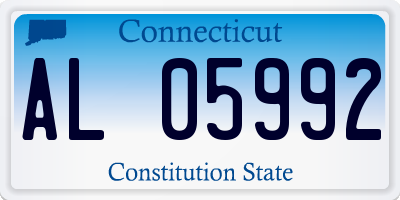 CT license plate AL05992
