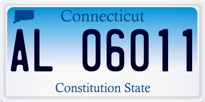 CT license plate AL06011