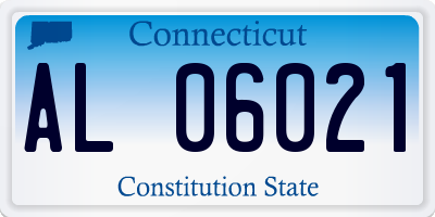 CT license plate AL06021