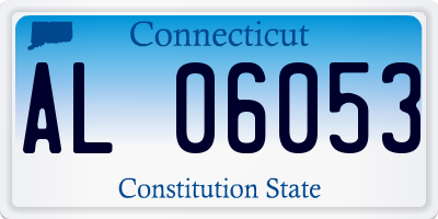 CT license plate AL06053