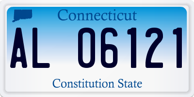 CT license plate AL06121