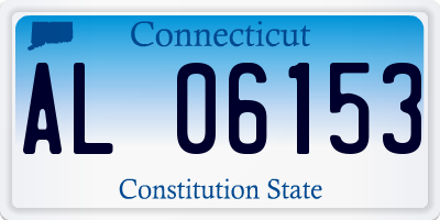 CT license plate AL06153