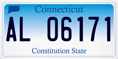 CT license plate AL06171