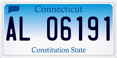 CT license plate AL06191