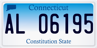 CT license plate AL06195