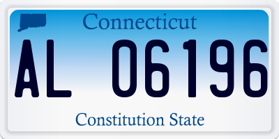 CT license plate AL06196