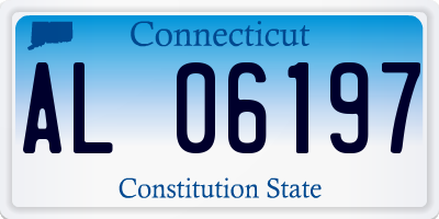 CT license plate AL06197