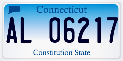 CT license plate AL06217