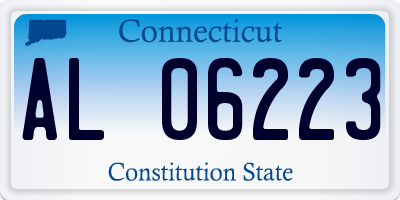 CT license plate AL06223