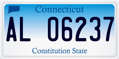CT license plate AL06237