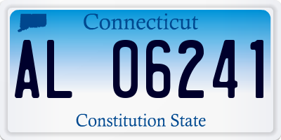 CT license plate AL06241