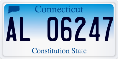 CT license plate AL06247