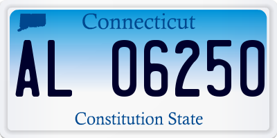 CT license plate AL06250