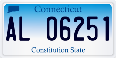 CT license plate AL06251