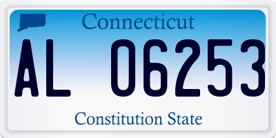 CT license plate AL06253