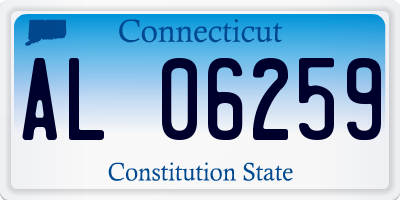 CT license plate AL06259