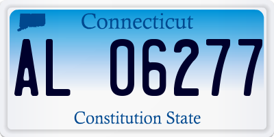 CT license plate AL06277