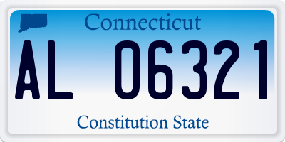CT license plate AL06321