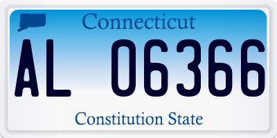 CT license plate AL06366