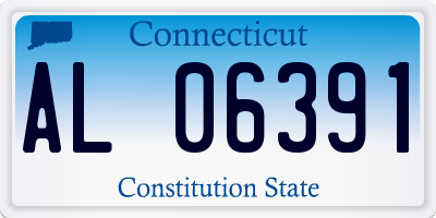 CT license plate AL06391