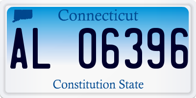 CT license plate AL06396