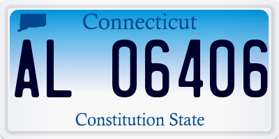 CT license plate AL06406